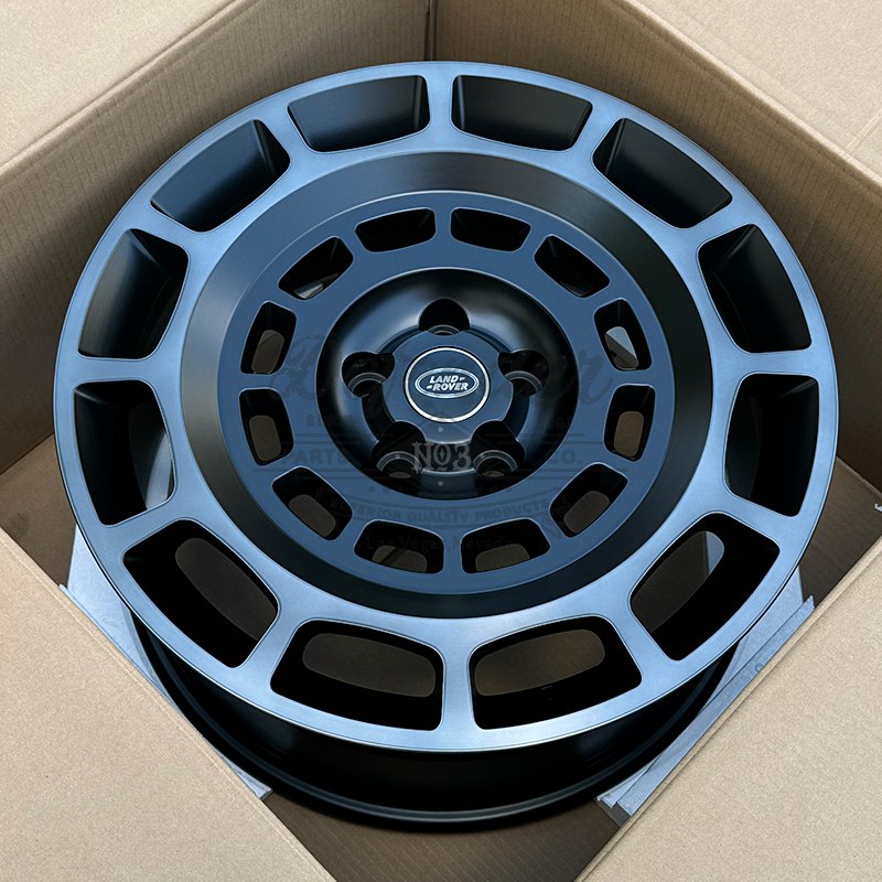 20” OCTA-style FORGED Wheels in Tinted Machined / Satin Black for 2020+ Land Rover Defender - Image 2