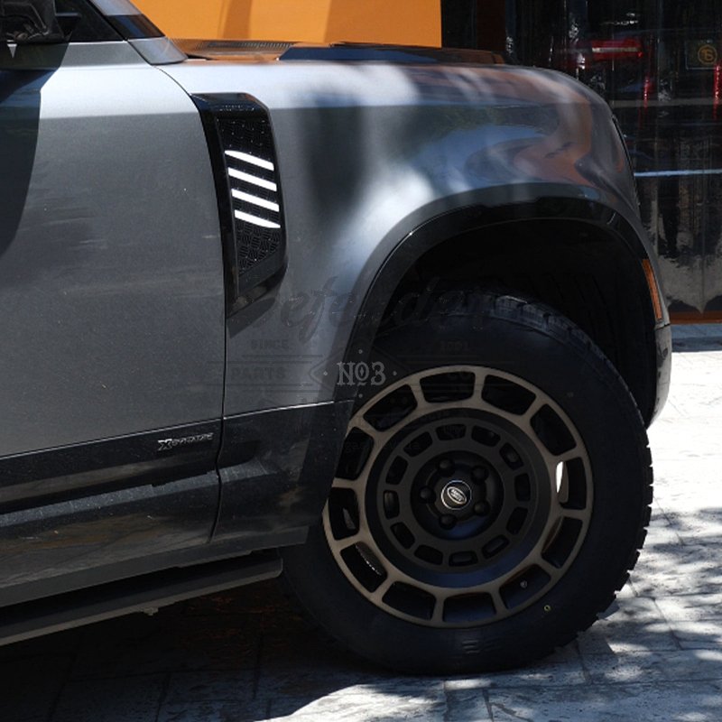 22” OCTA-style FORGED Wheels in Satin Black for 2020+ Land Rover Defender - Image 7