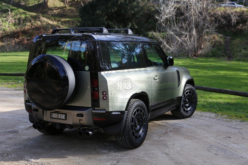 22” OCTA-style FORGED Wheels in Satin Black for 2020+ Land Rover Defender - Image 10