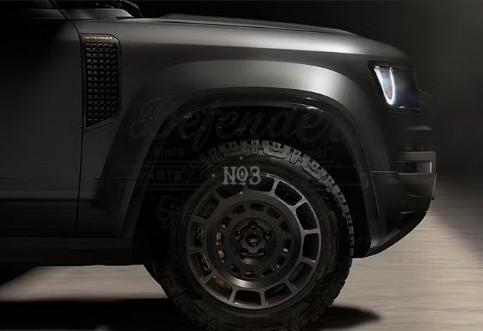 22” OCTA-style FORGED Wheels in Satin Black for 2020+ Land Rover Defender - Image 5