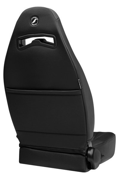 Corbeau Moab Black Vinyl/Cloth Reclining Seat - Image 4