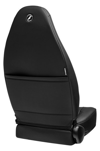 Corbeau Moab Black Vinyl (No Harness Slot) Reclining Seat - Image 4