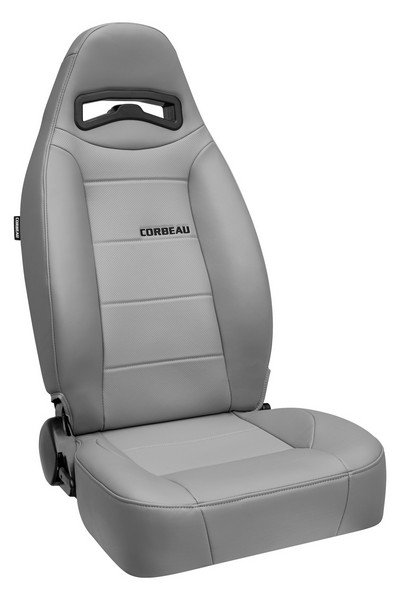 Corbeau Moab Grey Vinyl/Perforated Vinyl Reclining Seat