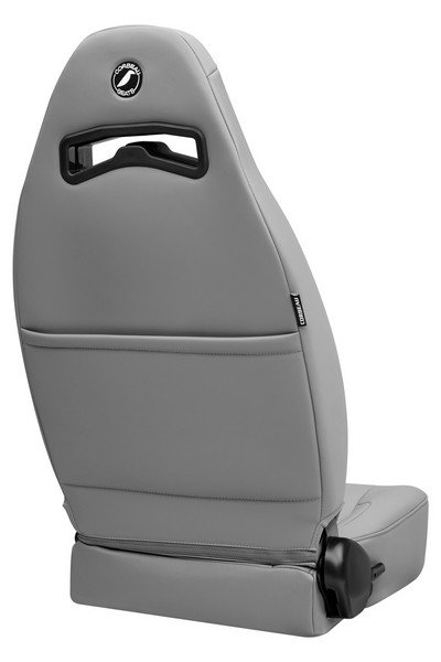 Corbeau Moab Grey Vinyl/Perforated Vinyl Reclining Seat - Image 4