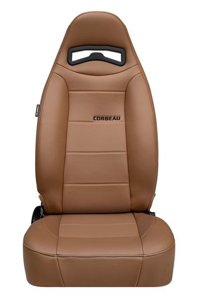 Corbeau Moab Tan Vinyl/Perforated Vinyl Reclining Seat - Image 3