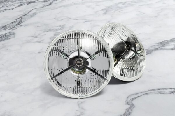 Chelsea Truck Company Retro Headlights (Black) for Defender 90/110