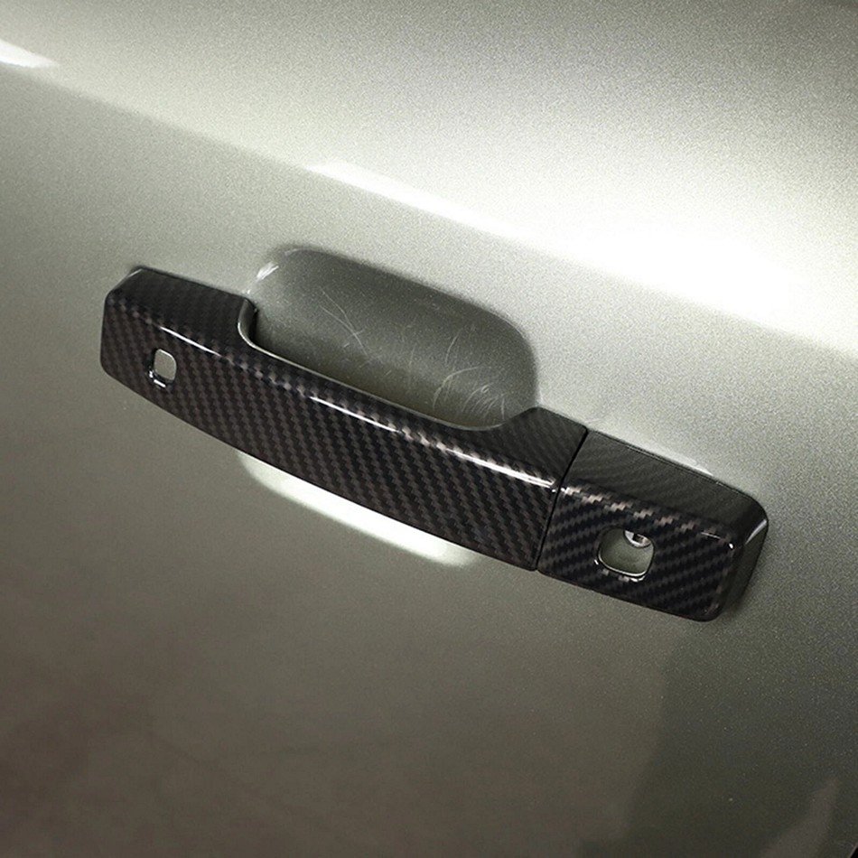 Carbon Fiber Door Handle Cover (Sticker) – Real Carbon for 2020+ Land Rover Defender – Fits 90/110/130 - Image 3