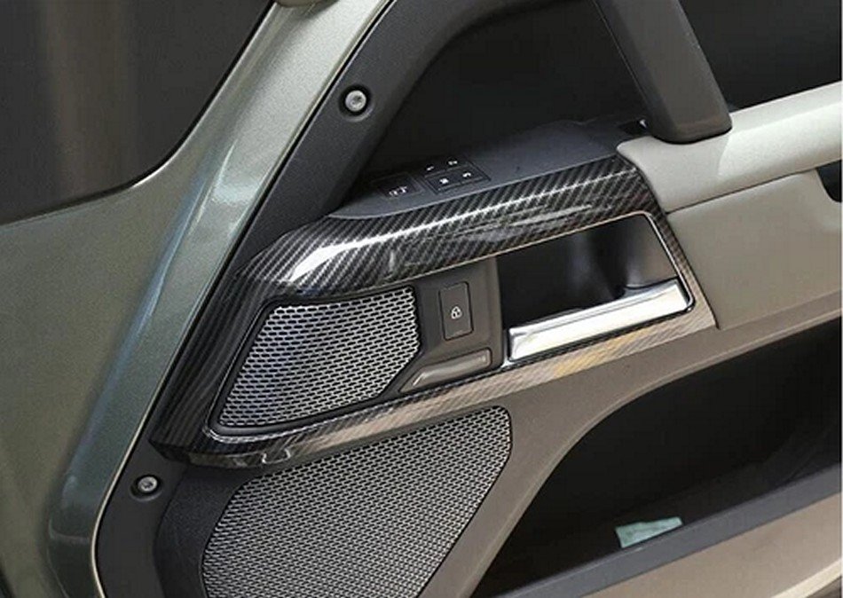 Carbon Fiber Inner Door Cover – Dry Carbon Replacement for 2020+ Land Rover Defender L663 – Fits 90/110/130 - Image 4