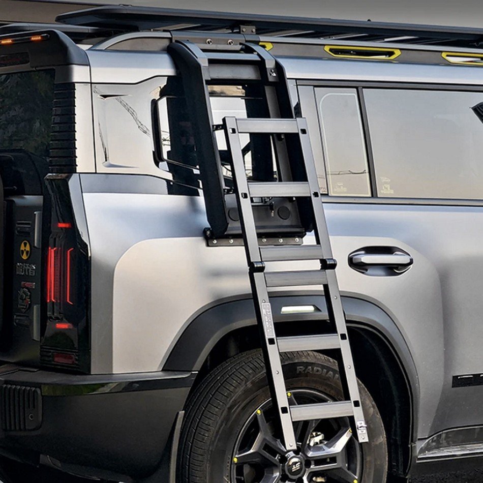 Carbon Fiber Ladder for 2020–2025 Land Rover Defender – Fits 90/110/130 - Image 4