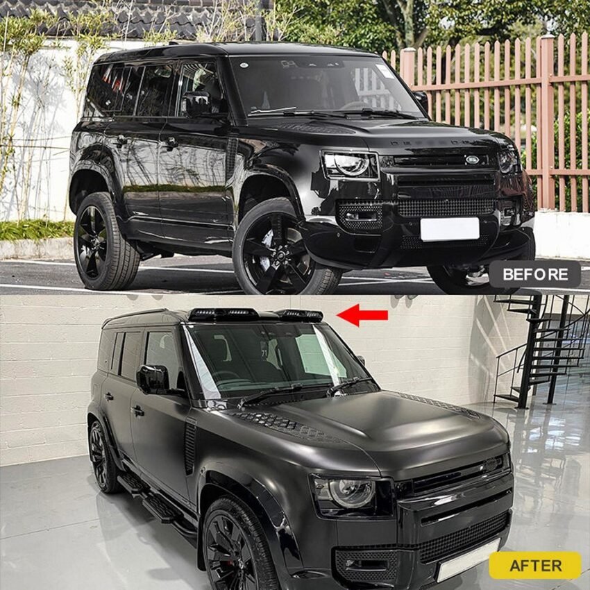 Dry Carbon Fiber Roof Bar Type D for 2020+ Defender 90/110/130 ...