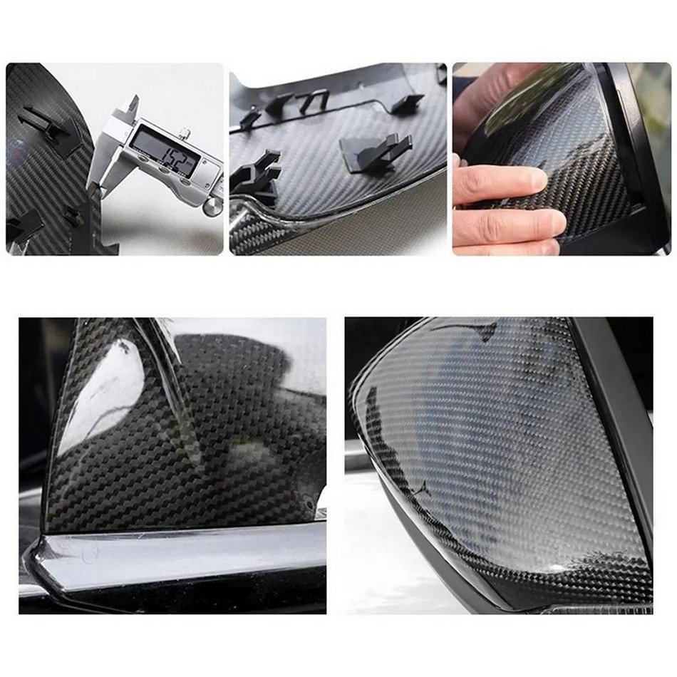 Carbon Fiber Side Mirror Caps for 2020+ Defender 90/110/130 - Image 2