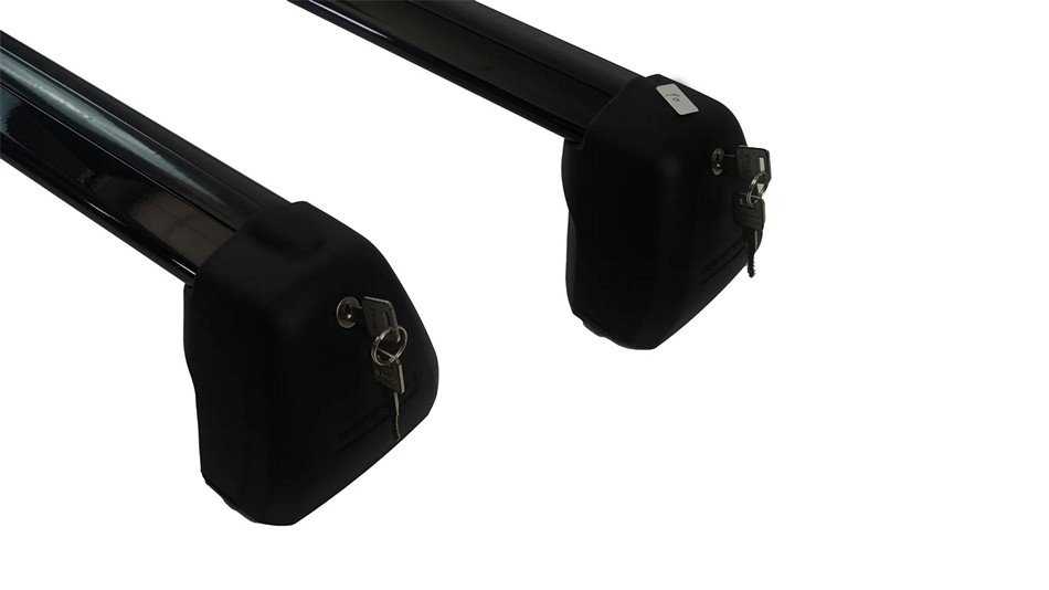 Cross Roof Bar – Silver (Black Accents) for 2021+ Defender 90 - Image 4