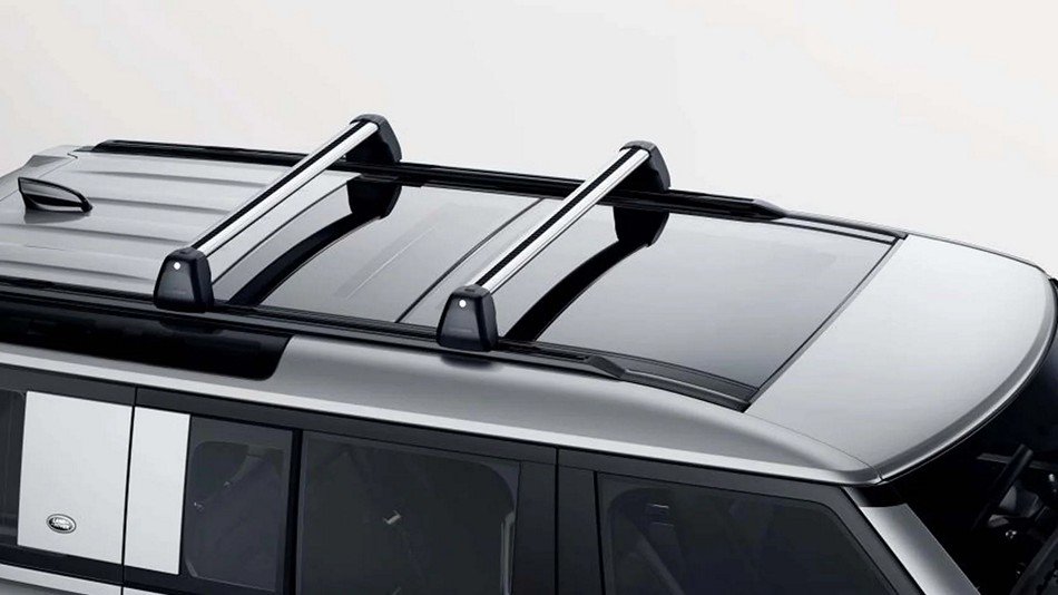 Cross Roof Bar – OE Silver for 2020–2025 Land Rover Defender 90
