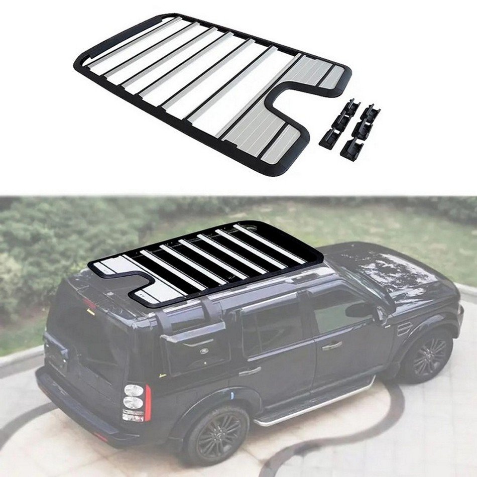 Roof Rack Platform (Black) – OE Silver Color for 2020+ Defender 110
