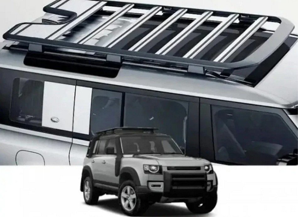 Roof Rack Platform – OE Design Silver for 2020+ Defender 90 - Image 2