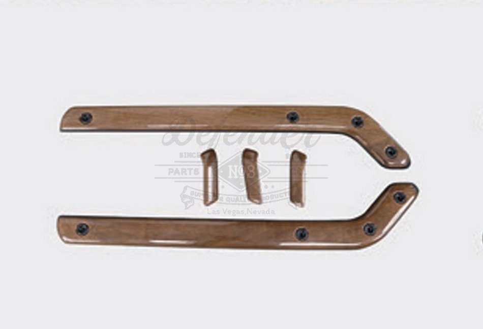 Custom Wooden Interior Kit (Gloss) – 6-Piece Set for 2020–2025 Defender 90/110/130