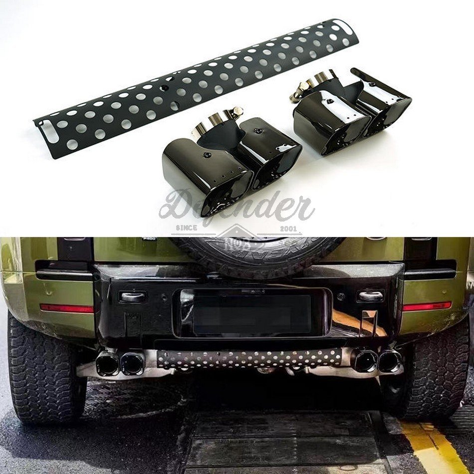 Diesel Version 4-Tips Exhaust Pipe Design for 2020+ Defender 90/110/130 - Image 3