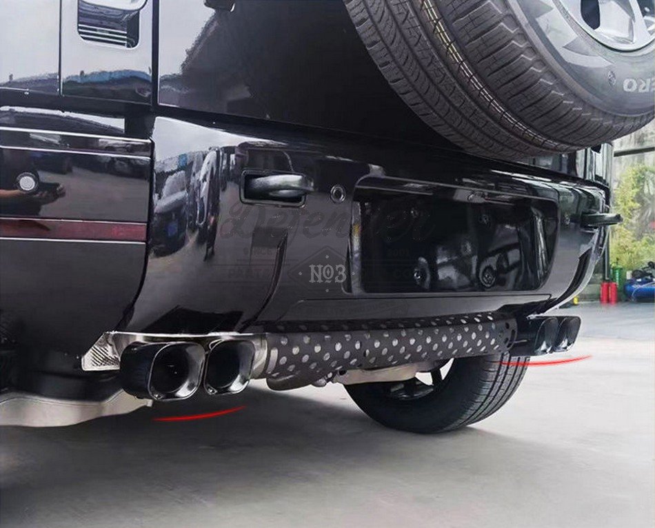 Diesel Version 4-Tips Exhaust Pipe Design for 2020+ Defender 90/110/130 - Image 2