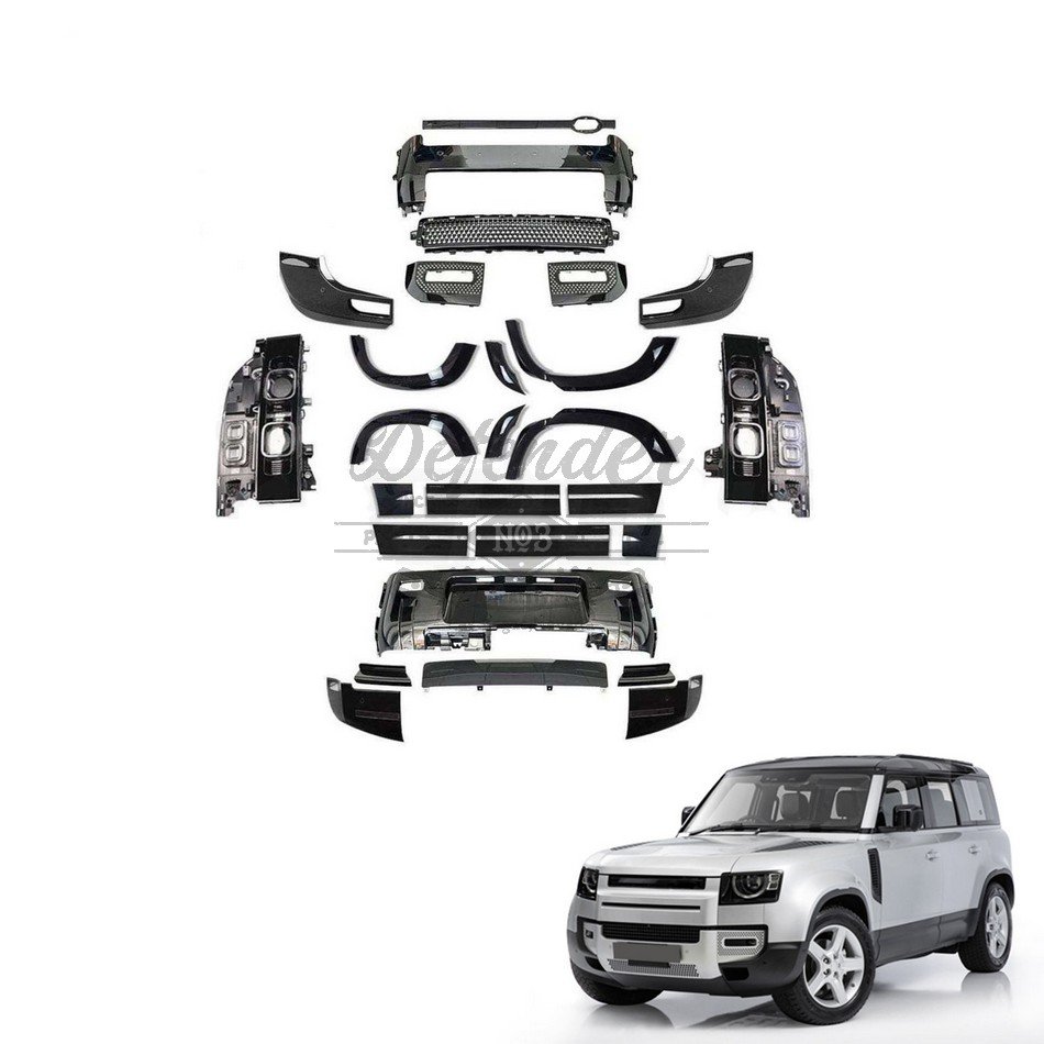 Full Black Upgrade Kit – 007 Look for 2020+ Defender 90/110/130