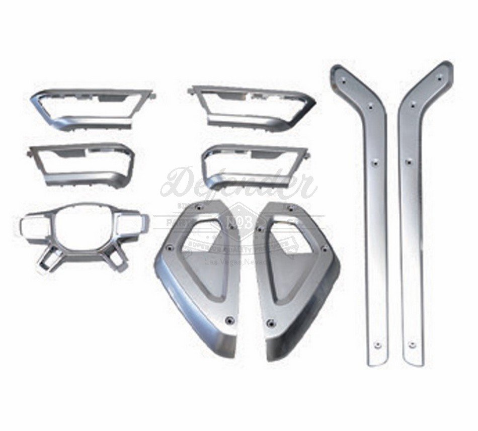Pearl Nickel Interior Kit for 2020–2025 Defender 90/110/130