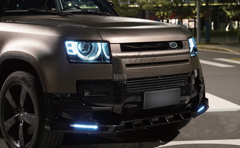 Rock Style Front LED Lip for 2020–2025 Defender 90/110/130 - Image 2