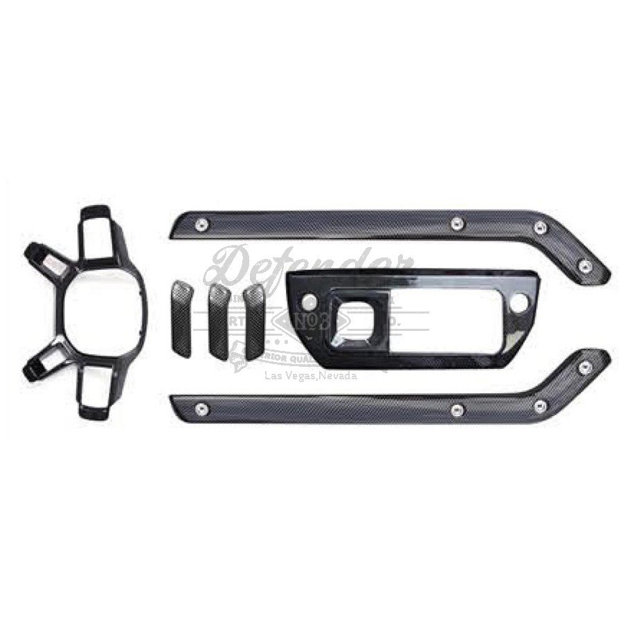 Carbon Fiber Interior Kit (LHD) for 2020+ Land Rover Defender 90 / 110 / 130 - Image 2