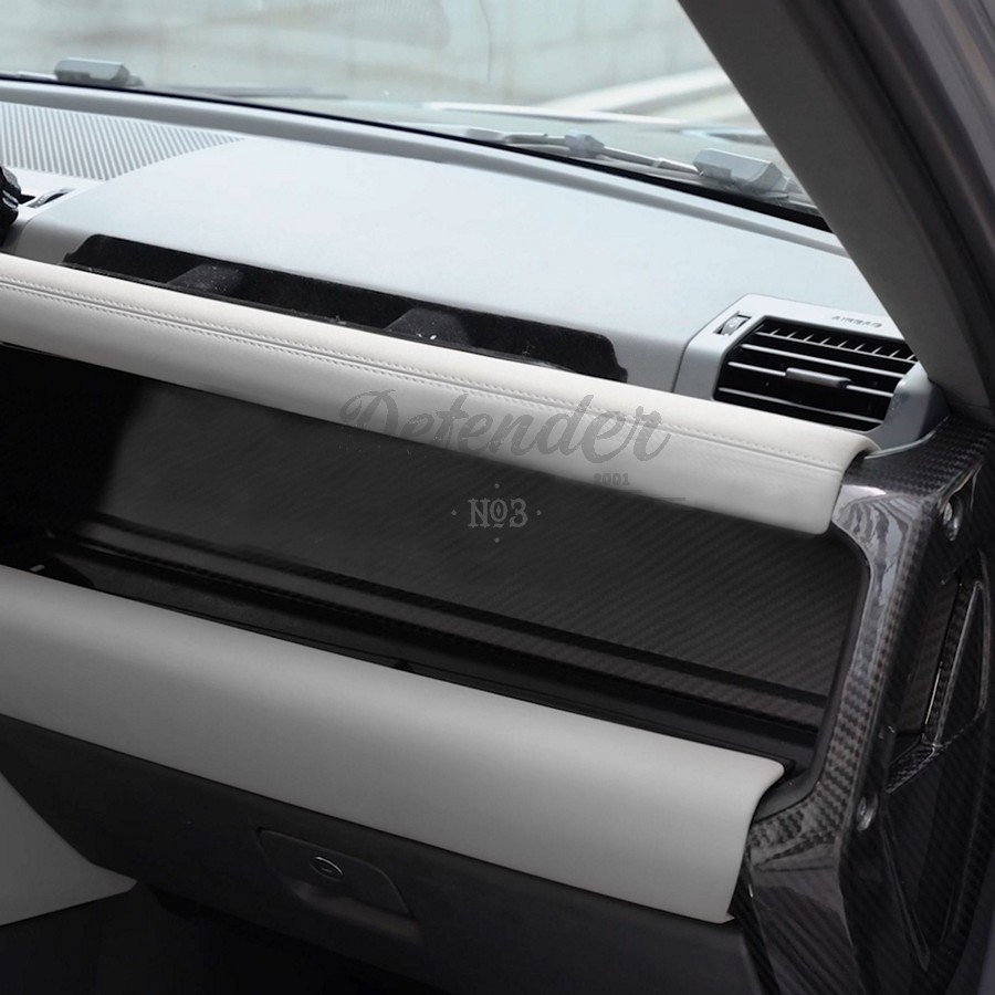 Dry Carbon Fiber Dashboard Cover (Replacement) for 2020+ Defender 90/110/130 - Image 2