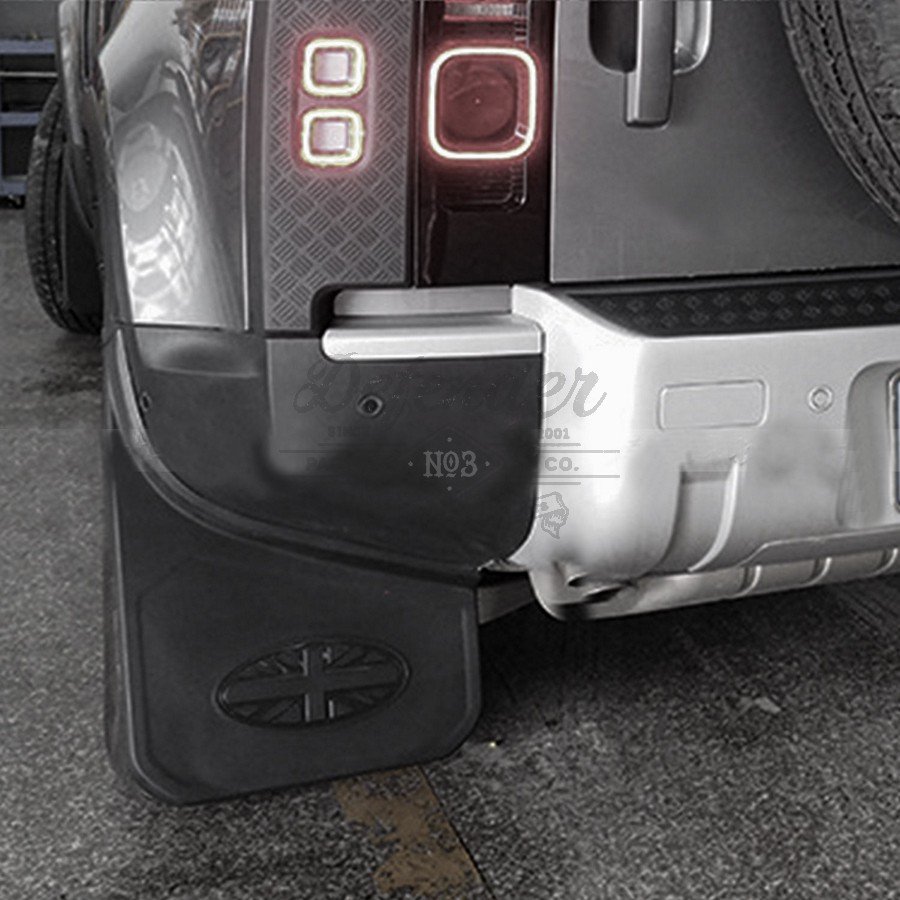 Mud Flaps – Wide Type (Jack Union) for 2020+ Defender 110 - Image 2