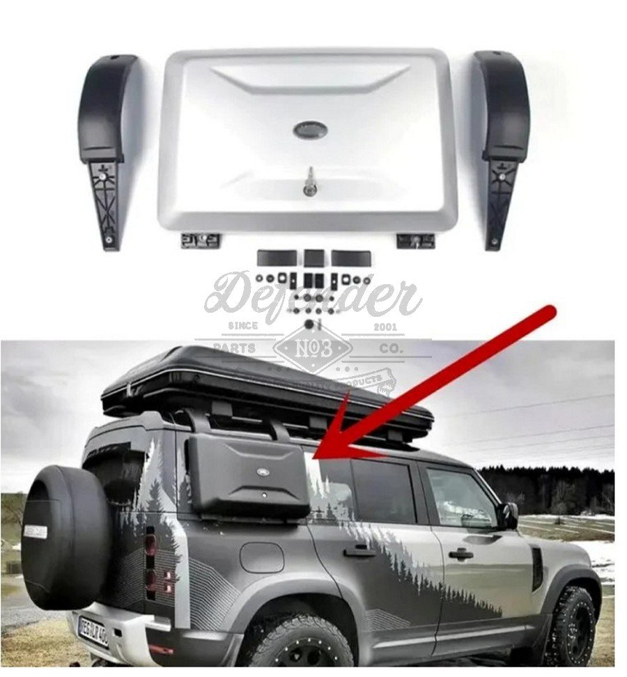 PANGEA Green Toolbox – OE Design with Logo for 2020+ Land Rover Defender 90/110 - Image 3