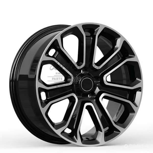 20” OCTA-style Wheel in Machined/Gloss Black for 2020+ Defender 90/110/130