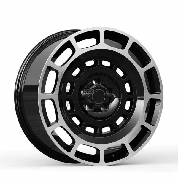 20” OCTA-style Forged Wheel in Machined/ Gloss Black for 2020+ Defender 90/110/130