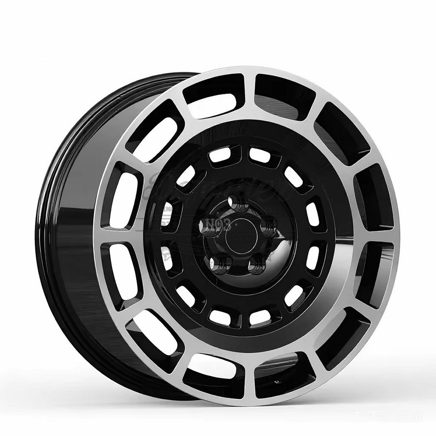 20” OCTA-style Forged Wheel in Machined/ Gloss Black for 2020+ Defender 90/110/130