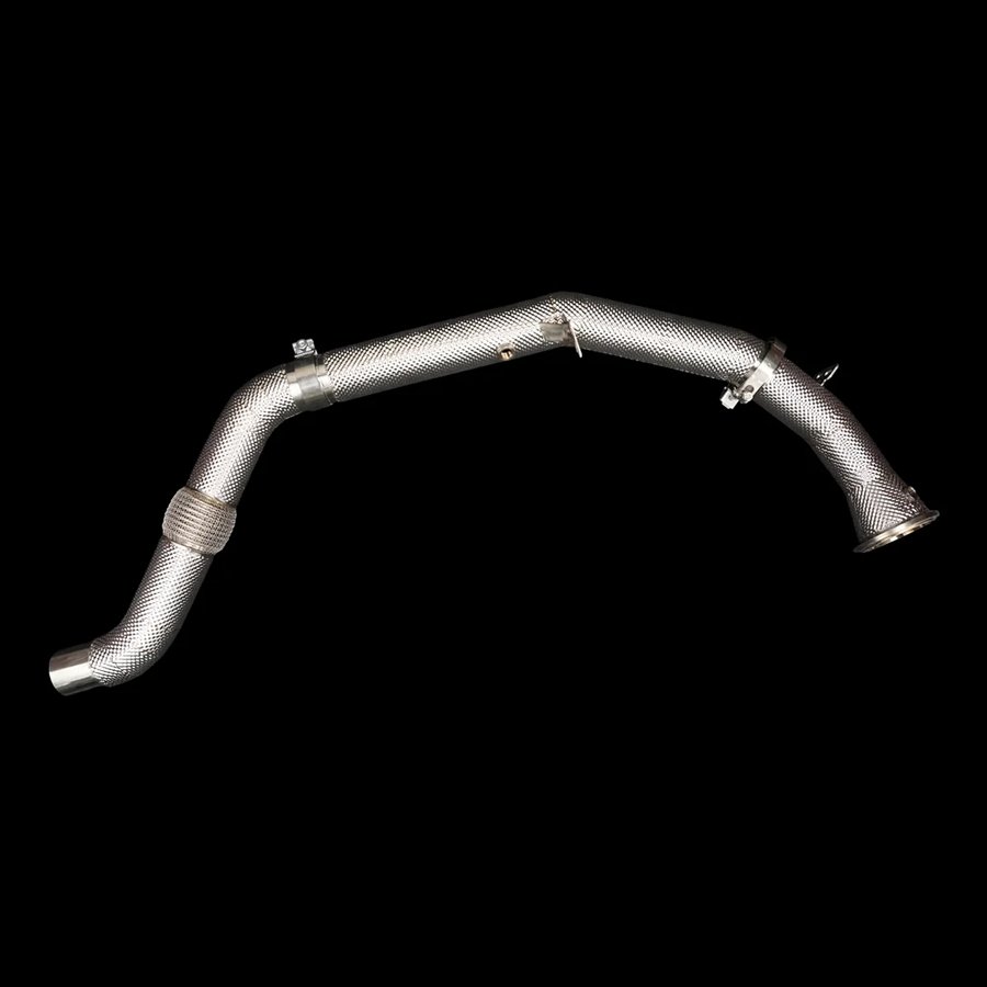 BlackBoost Catless Downpipes for 2020+ Land Rover Defender P400 110 3.0L I6 Turbo (L663) - Image 5