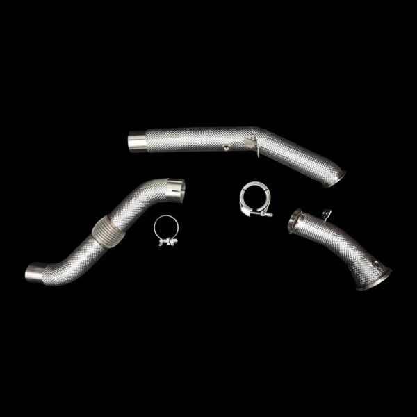 BlackBoost Catless Downpipes for 2020+ Land Rover Defender P400 110 3.0L I6 Turbo (L663)
