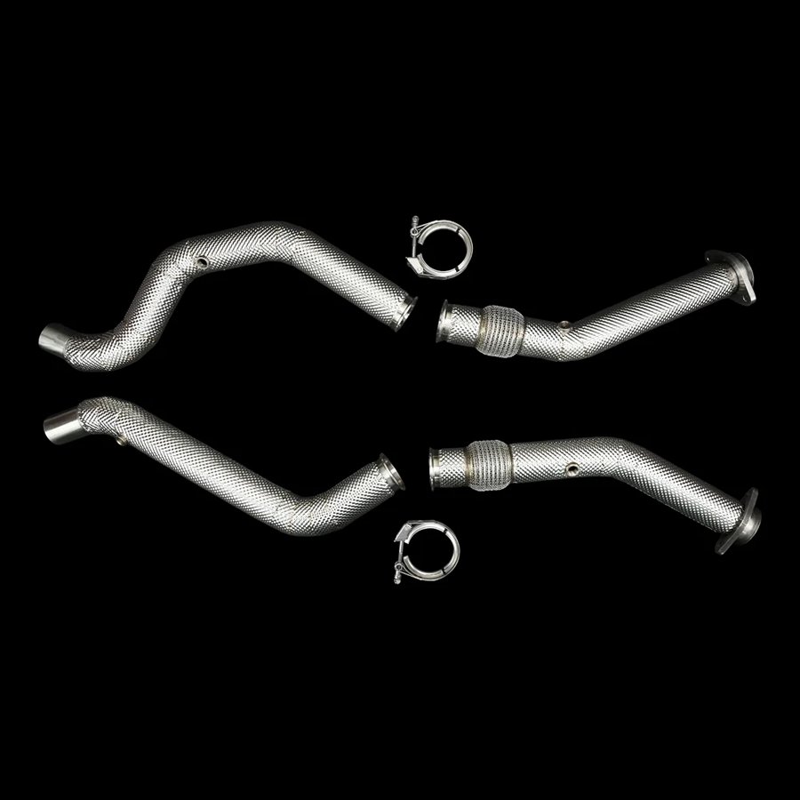 BlackBoost Catless Downpipes for 2021+ Land Rover Defender P525 130 5.0L Supercharged V8 (L663) - Image 7