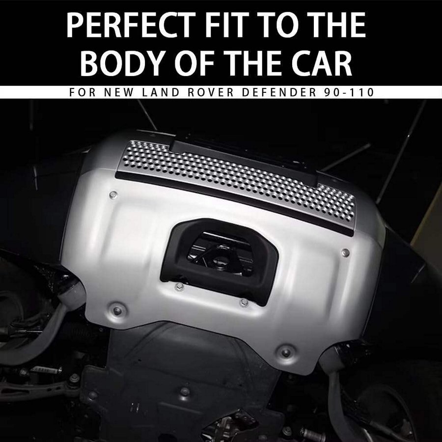 Front Bumper Protector with OE Bracket (Silver) for 2020+ Land Rover Defender 90/110/130 - Image 5