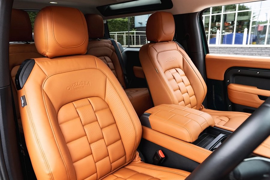 CTC Comfort Leather Interior - Volcanic Tan for 2020+ Defender 90