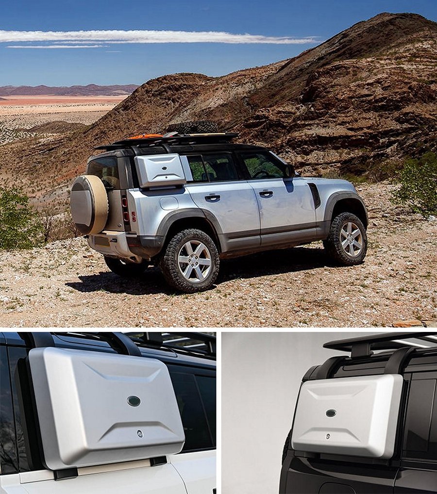 Fuji White Tool Box (OE Design with Logo) for 2020+ Land Rover Defender 90/110/130 (L663) - Image 3