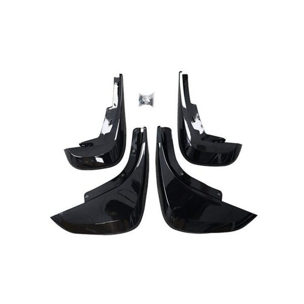 OE Style Narrow Mud Flaps Gloss Black for 2020+ Defender 110