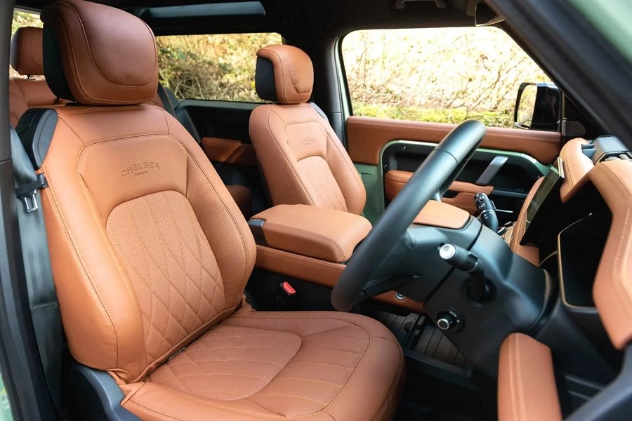 Chelsea Truck Co. Designo Complete Comfort Leather Interior for 2020+ Defender 90 - Image 4