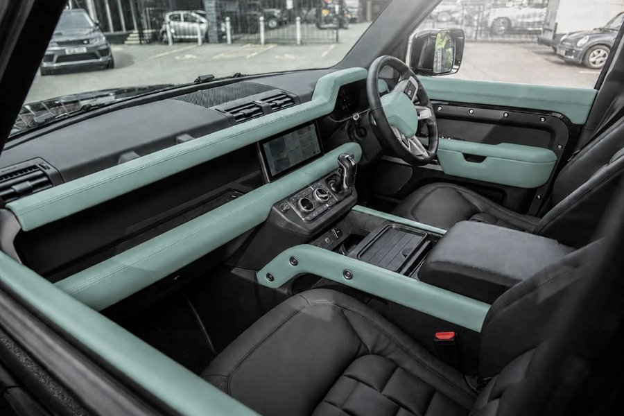 Chelsea Truck Co. Interior Extended Leather Trim Package for 2020+ Defender 90 - Image 6