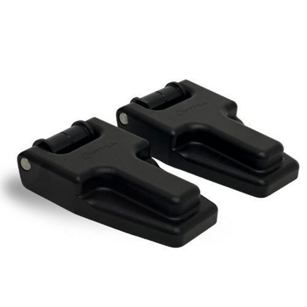 Optimill Defender Bonnet Security Hinges – Satin Black – Pair